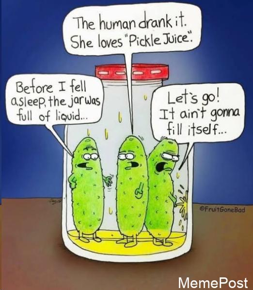 Title: The Human's Unusual Love for Pickle Juice: Exploring the Benefits, Recipes, and Fun Facts!